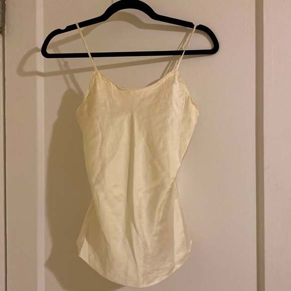 Nordstrom Tops Nordstrom Intimates White Silk Cami Poshmark